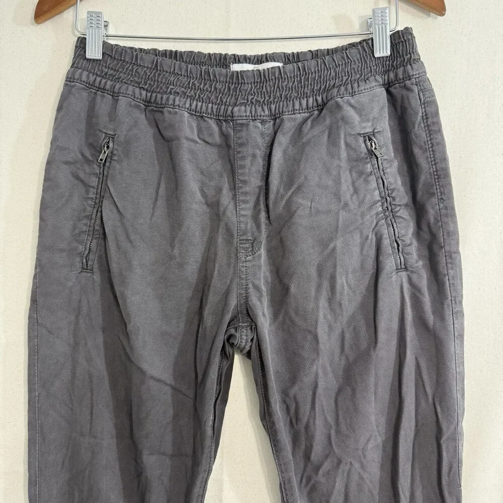 7 For All Mankind Ankle Pants Zipper Pocket Elastic Waist Soft Size 27 Women